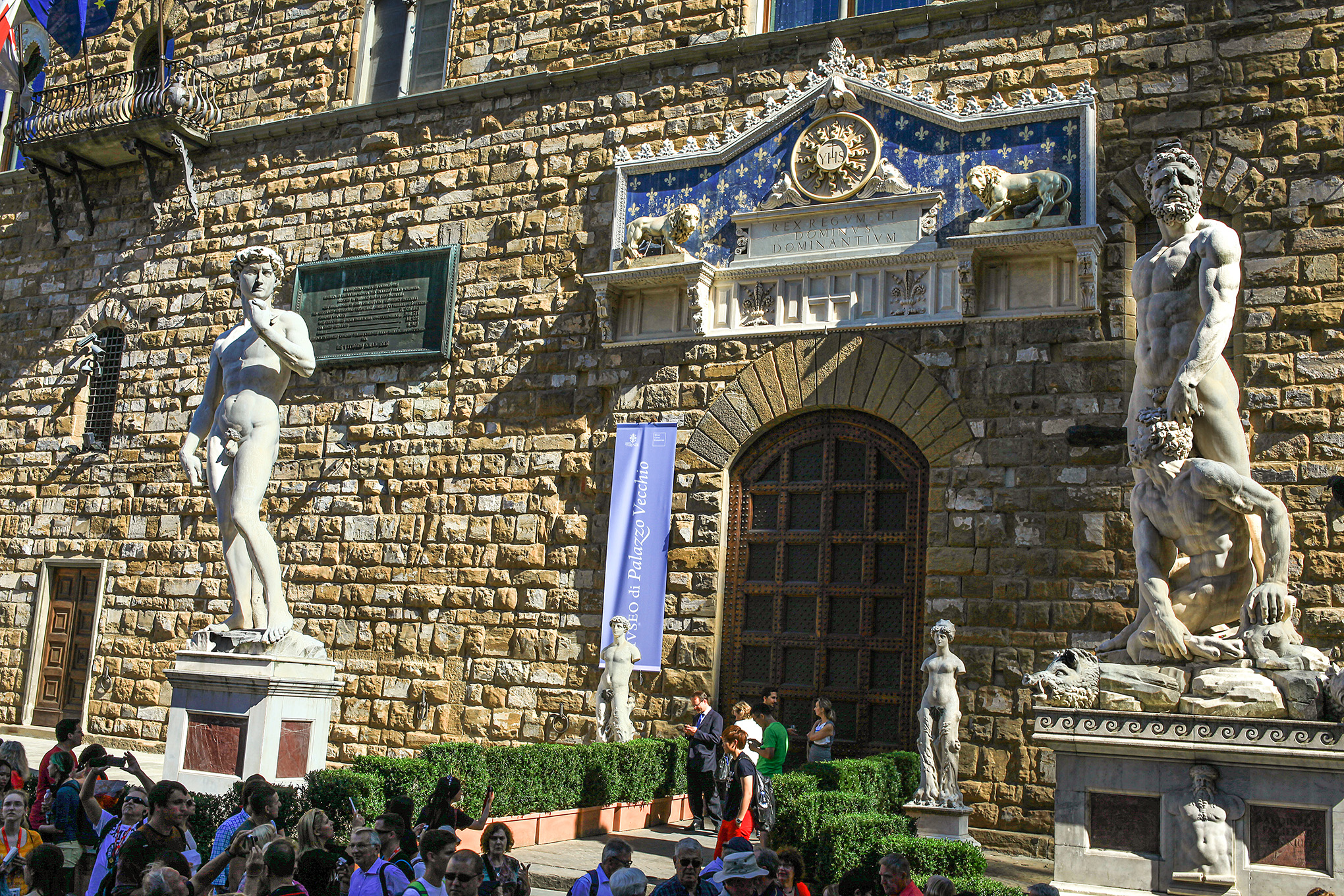 Floransa- Davut- Herkül ile cacuc heykelleri